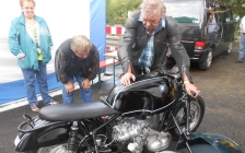 Schotten oldtimer classic races motorcycle touring europe - 